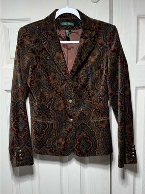 Vintage Lauren Ralph Velvet Blazer